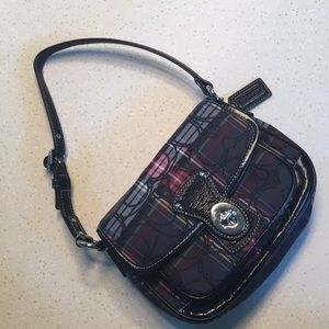 Coach Tartan Plaid small handbag